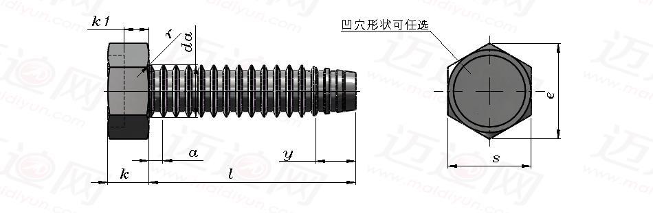 六角头自攻螺钉-f型-gb-自攻螺钉-今日制造