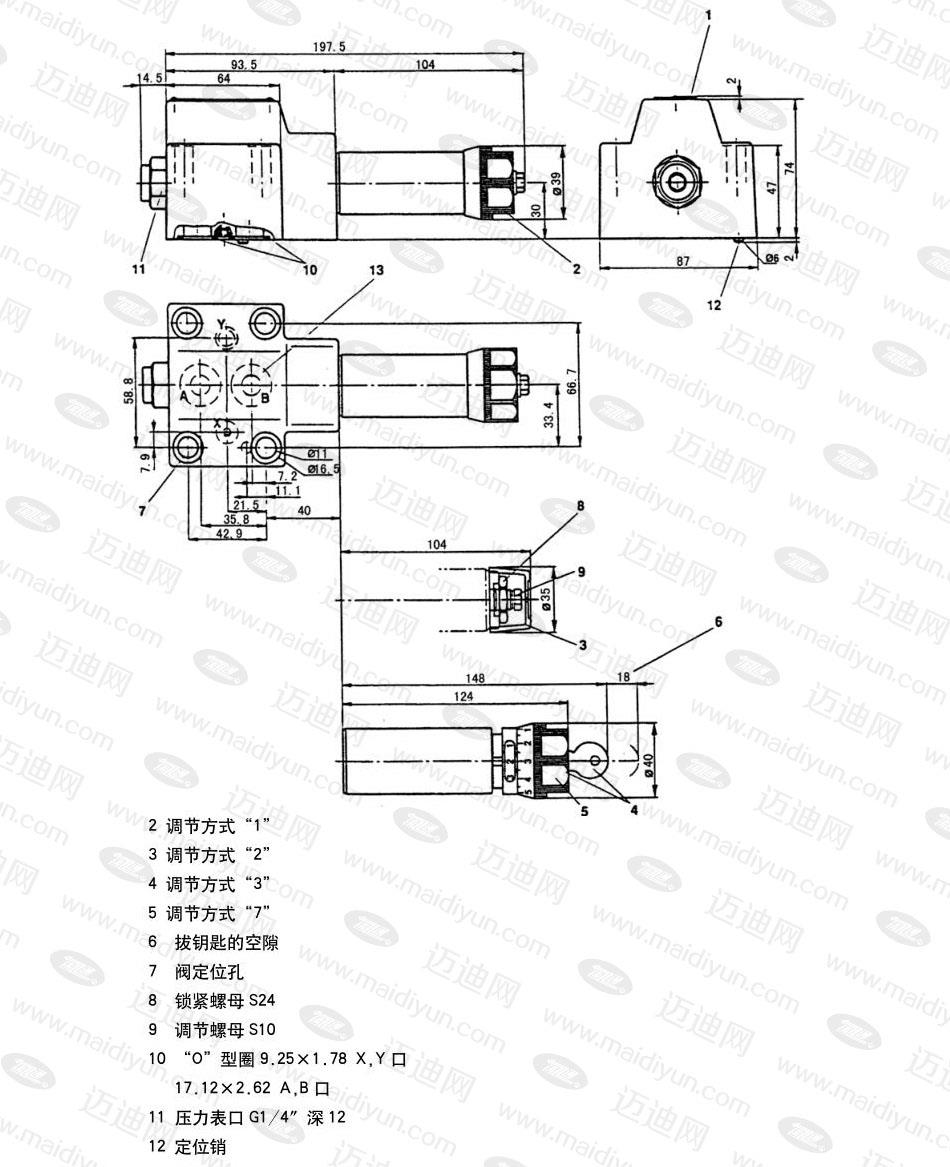 dz10dp直动式顺序阀(50系列)