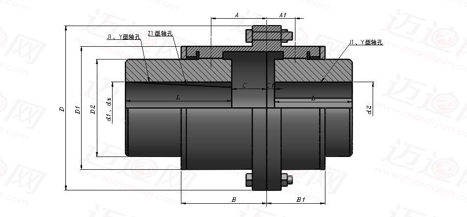 gcld型鼓形齒式聯軸器
